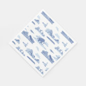 Serviette En Papier Toile animale disparue (Coin)