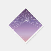 Serviette En Papier Toile d'araignée en diamant scintillant dégradé vi (Coin)