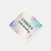 Serviette En Papier Toile peinte (Coin)
