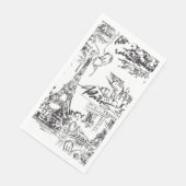 Serviette En Papier Toile Tour Eiffel (Coin)