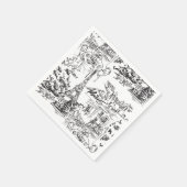 Serviette En Papier Toile Tour Eiffel (Coin)