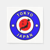 Serviette En Papier Tokyo Japon (Devant)