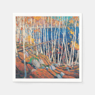 Serviette En Papier Tom Thomson Peinture dans le Nord de l'Ontario