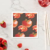 Serviette En Papier Tomate fraîche (En situation)