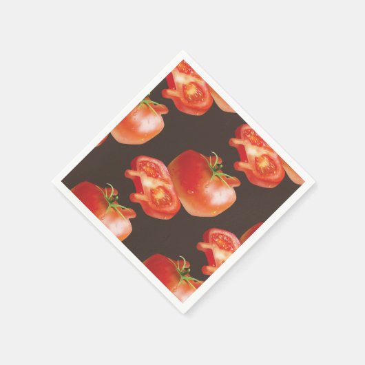 Serviette En Papier Tomate fraîche (Coin)