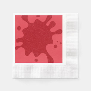Serviette En Papier Tomate Red Splash Cocktail Papier de Napkin Design
