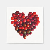 Serviette En Papier Tomates Heart (Devant)