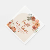 Serviette En Papier Tombe en amour Automne Citrouille Boho Fête des ma (Coin)