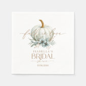 Serviette En Papier Tomber dans la Fête des mariées de l'amour (Devant)