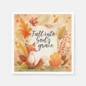 Serviette En Papier Tomber dans la grâce de Dieu (Devant)