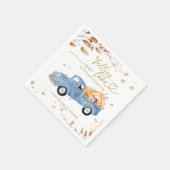 Serviette En Papier Tomber dans l'amour Baby shower d'automne (Coin)