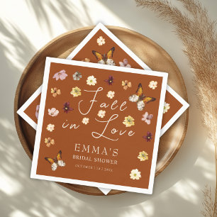 Serviette En Papier Tombez Amoureux Baie Brûlée Bohème Enterrement de