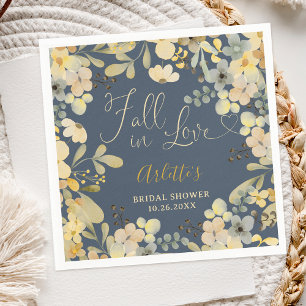 Serviette En Papier Tombez amoureux de la douche nuptiale bohème flora