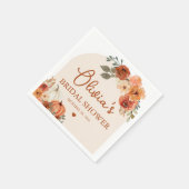 Serviette En Papier Tombez amoureux de la fête de mariage bohème en te (Coin)