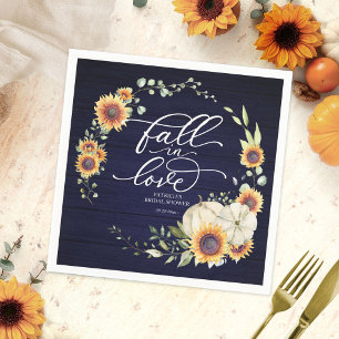 Serviette En Papier Tombez amoureux de la verdure des tournesols Baby