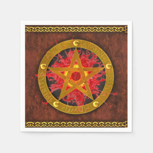 Serviette En Papier Tome Mystique Ancien de Sorts Magiques & Potions I