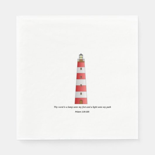 Serviette En Papier Ton mot est une lampe (Devant)