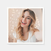 Serviette En Papier Ton visage pour un anniversaire (Devant)