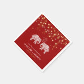 Serviette En Papier TONNES D'AMOUR / Éclairage à cordes d'éléphant Per (Coin)