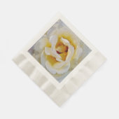 Serviette En Papier tons blanc à jaune (Coin)