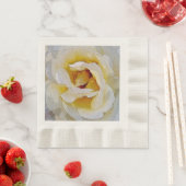 Serviette En Papier tons blanc à jaune (En situation)