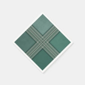 Serviette En Papier Tons verts (Coin)