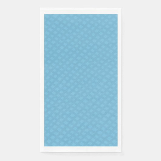Serviette En Papier Tonton en treillis bleu Jean Basketweet (Devant)