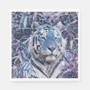 Serviette En Papier Toony Tiger bleu