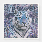 Serviette En Papier Toony Tiger bleu (Devant)