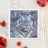 Serviette En Papier Toony Tiger bleu (En situation)