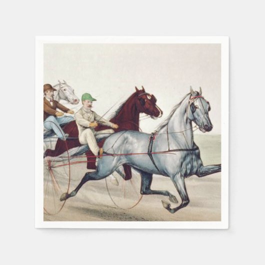 Serviette En Papier TOP Harness Racing (Devant)