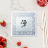 Serviette En Papier TOP Ski Idaho (En situation)