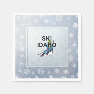 Serviette En Papier TOP Ski Idaho
