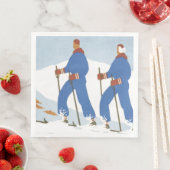 Serviette En Papier TOP Skiing (En situation)
