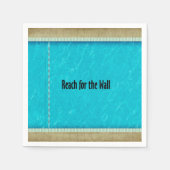 Serviette En Papier TOP Swim Team Slogan (Devant)
