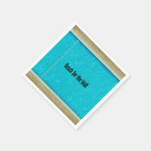 Serviette En Papier TOP Swim Team Slogan (Coin)