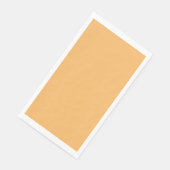 Serviette En Papier topaz orange pastel uni couleur uni (Coin)