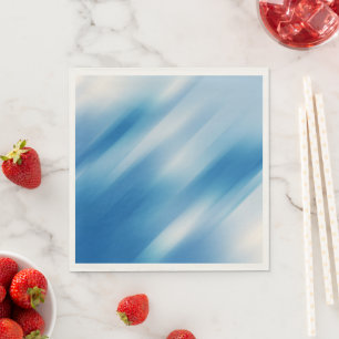 Serviette En Papier Topaze bleue