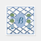 Serviette En Papier Topiaire peint Chinoiserie Ginger Jars Jar (Devant)