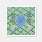 Serviette En Papier Topiaire peint Chinoiserie Ginger Jars Jar (Devant)