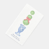 Serviette En Papier Topiary de Noël Coquette Chinoiserie Serviette d'h (Coin)