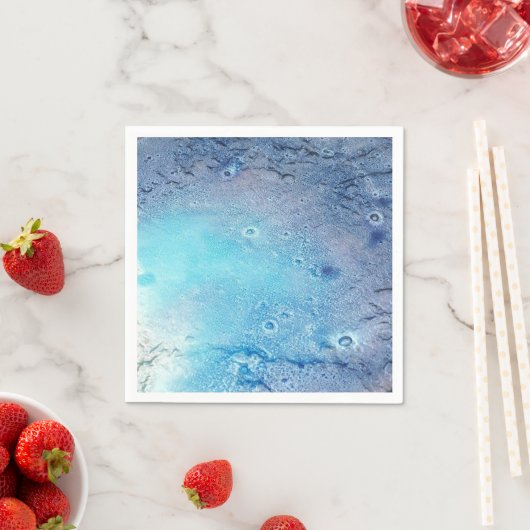 Serviette En Papier Topographie océanique (En situation)