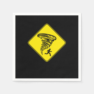 Serviette En Papier Tornado Tempête Chaser ouragan Météo Pluie Cadeau