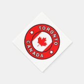 Serviette En Papier Toronto Canada (Coin)