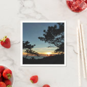 Serviette En Papier Torrey Pine Sunset III Paysage californien (En situation)