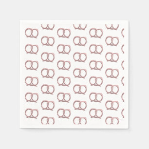 Serviette En Papier Torsade de Bretzel Salé Fête