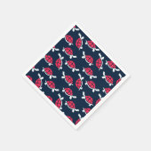 Serviette En Papier Tortue à thème foncé (Coin)