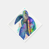 Serviette En Papier Tortue de mer Océan Marine Life Beach Nature (Coin)