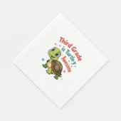Serviette En Papier Tortue de troisième année Awesome 3e année Retour  (Coin)