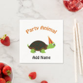 Serviette En Papier Tortue des animaux (En situation)